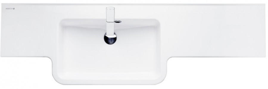 Раковина HOTEL B 140, левая, белая