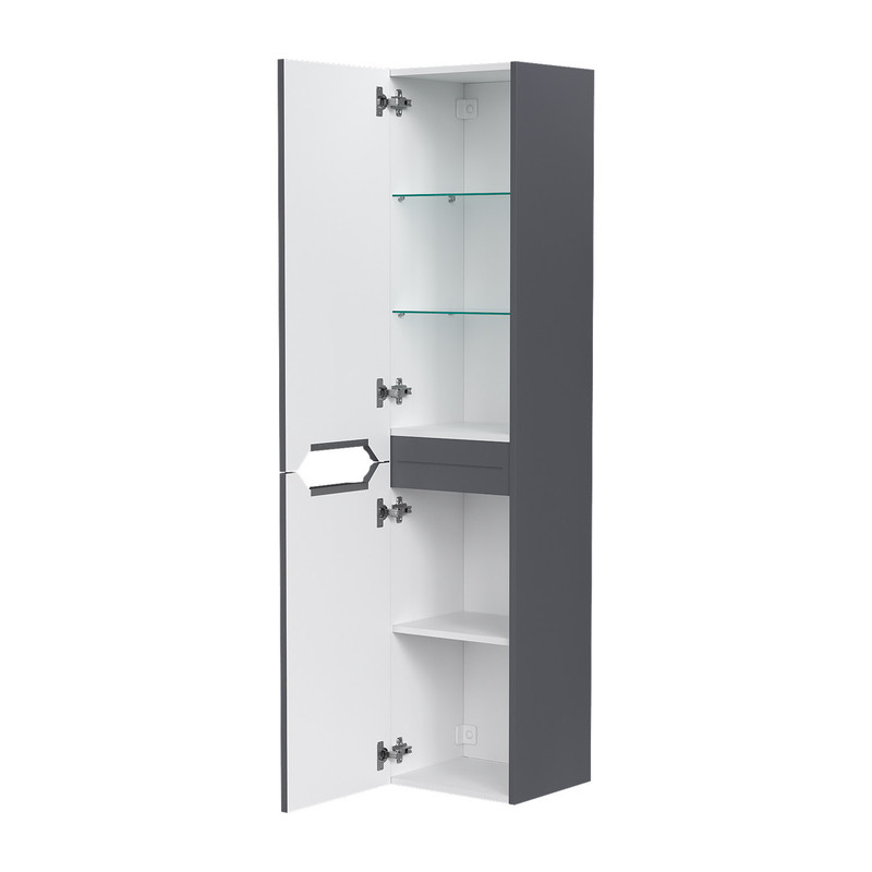 Пенал EQUIL Mirage 36 подвесной левый графит софт