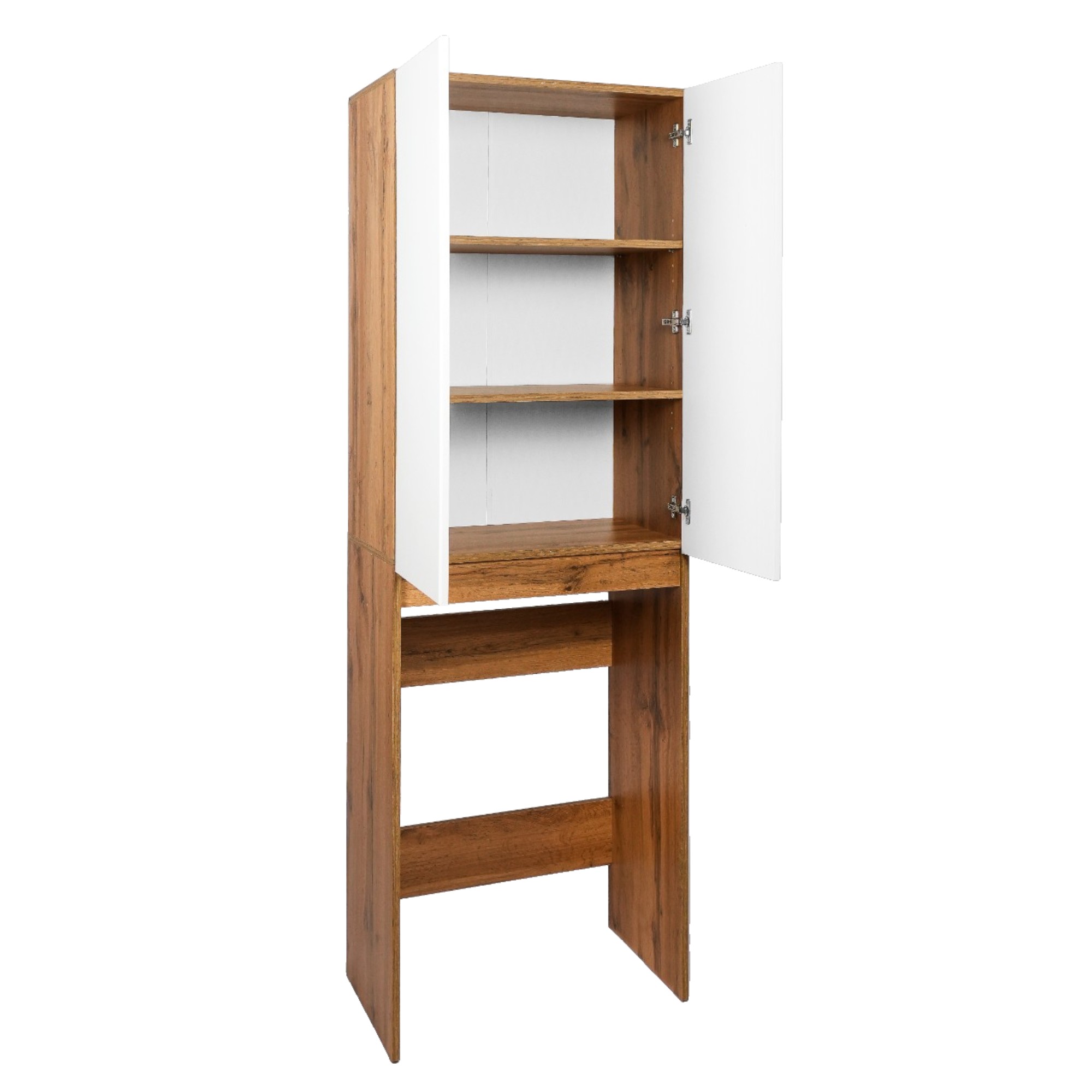 Шкаф-колонна для стиральной машины VIANT БОСТОН 65 напольный дуб вотан/белый (VBOS645-SHSM)