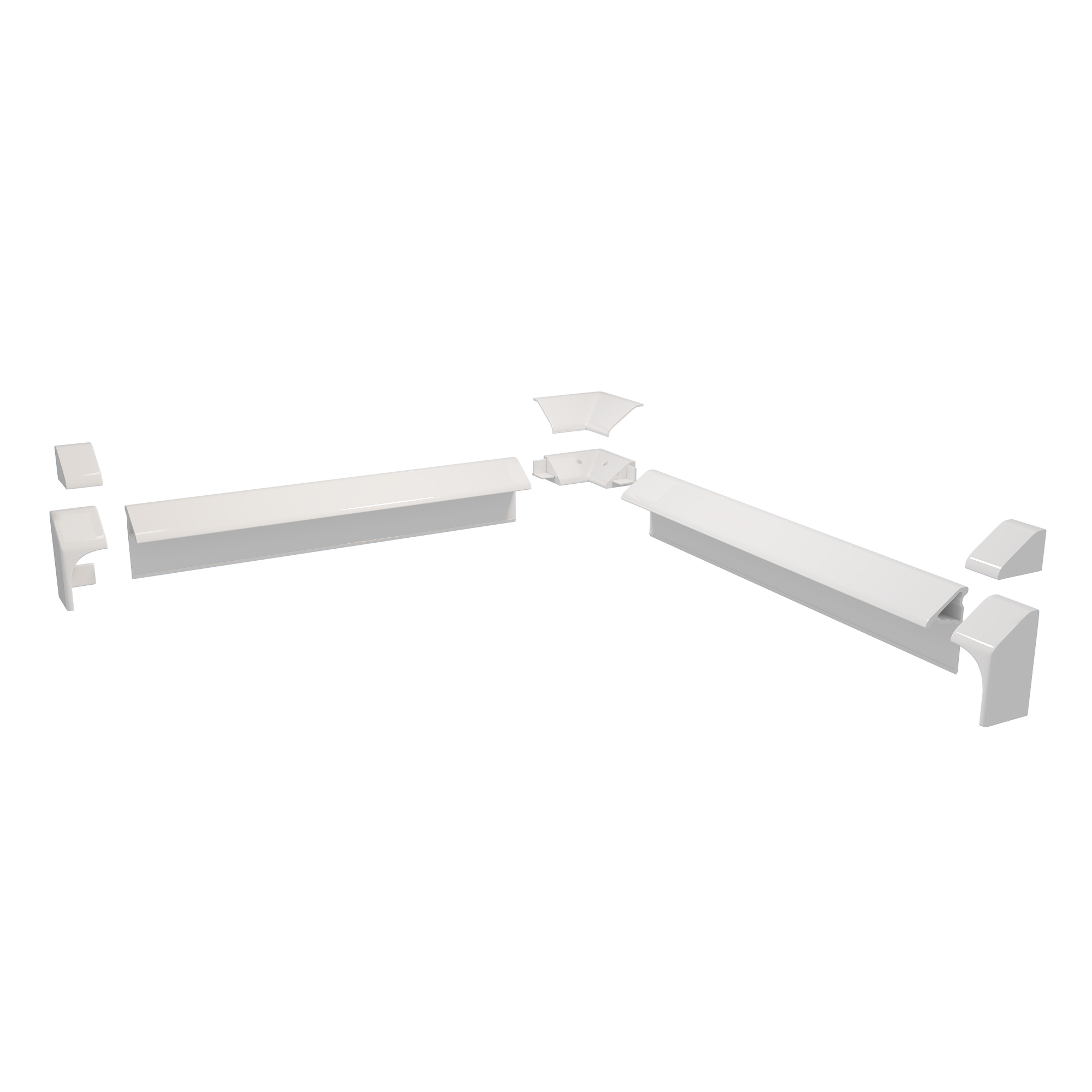 Бордюр для ванн и душевых поддонов (комплект) 1950/15мм х 2, BERGES