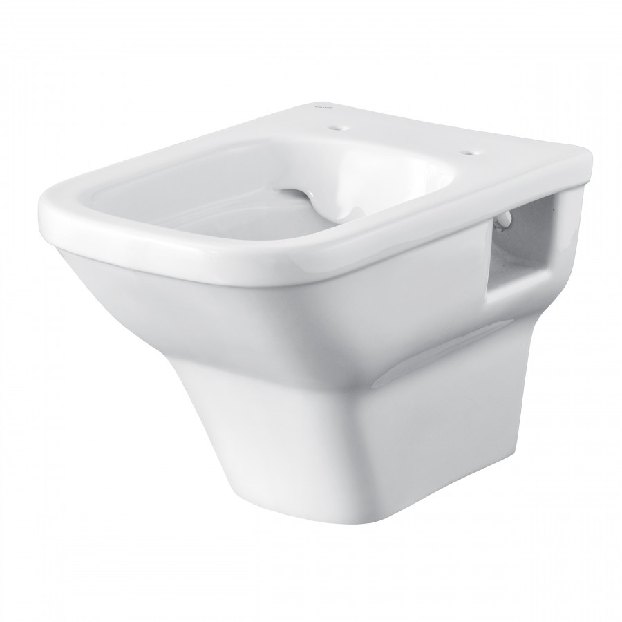 ПЭК ЛАЙН rimless  (подвес. безободковый унитаз с тонким сиденьем SC, инсталляция,панель черн, САНТЕК