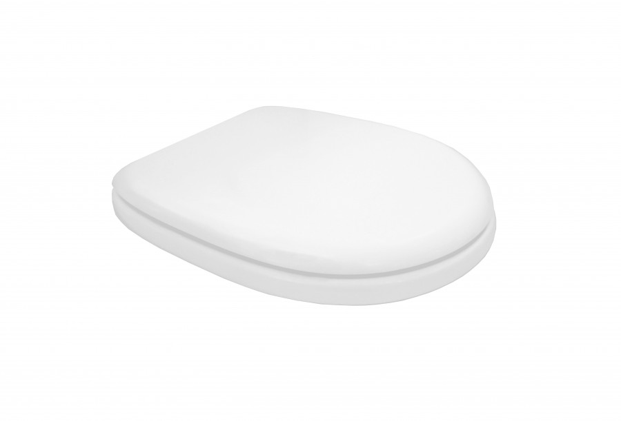 ERA Сиденье с крышкой дюропласт, антибак., с хром. металл. петлями. JIKA