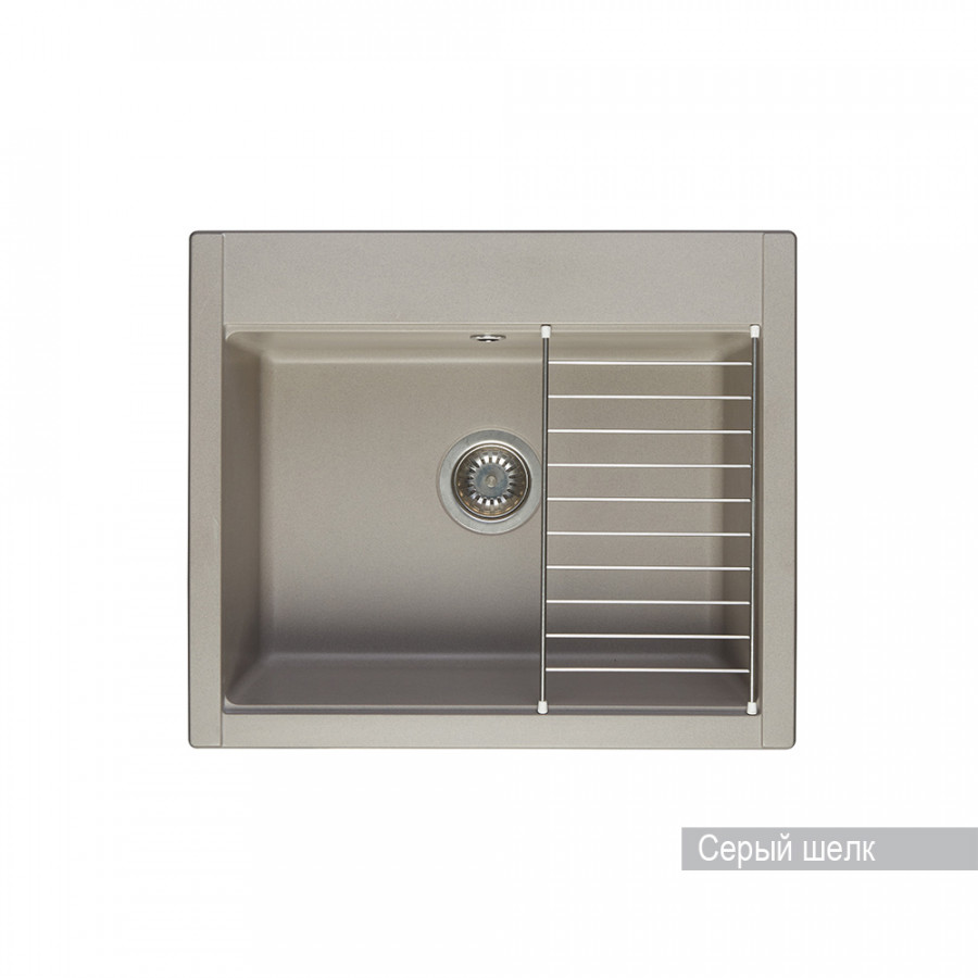 Мойка для кухни  Делия 60 602х517х218 мм, серый шелк