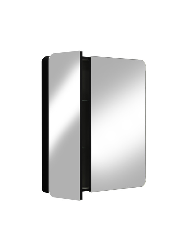 Зеркало-шкаф Eltoro black LED 760х850