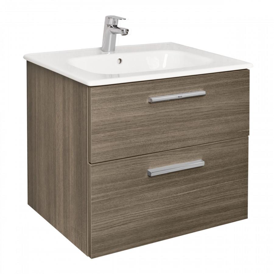 Victoria Тумба под раковину Roca  60 городской дуб 2 ящика 