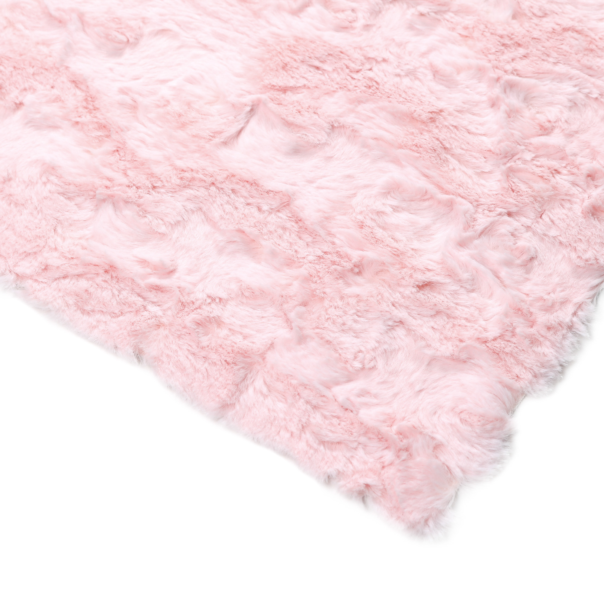 Коврик для ванной 1-ый Fixsen DELUX, FX-9040B розовый, 70х120 см.