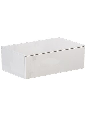 Тумба VELVEX Unit 800-0-1 навесная белый глянец