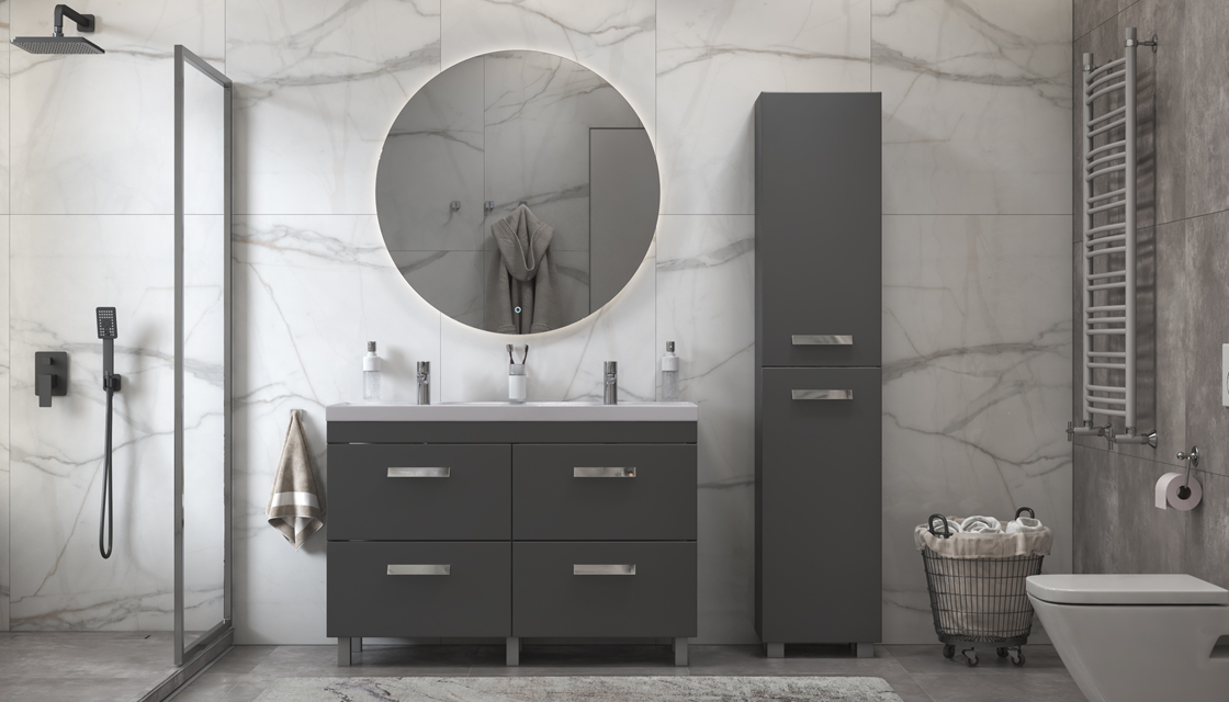 Шкаф VELVEX Orlando 400 графит