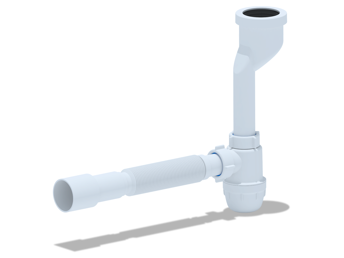 Сифон для писсуара с трубой 32х40/50, ANI PLAST