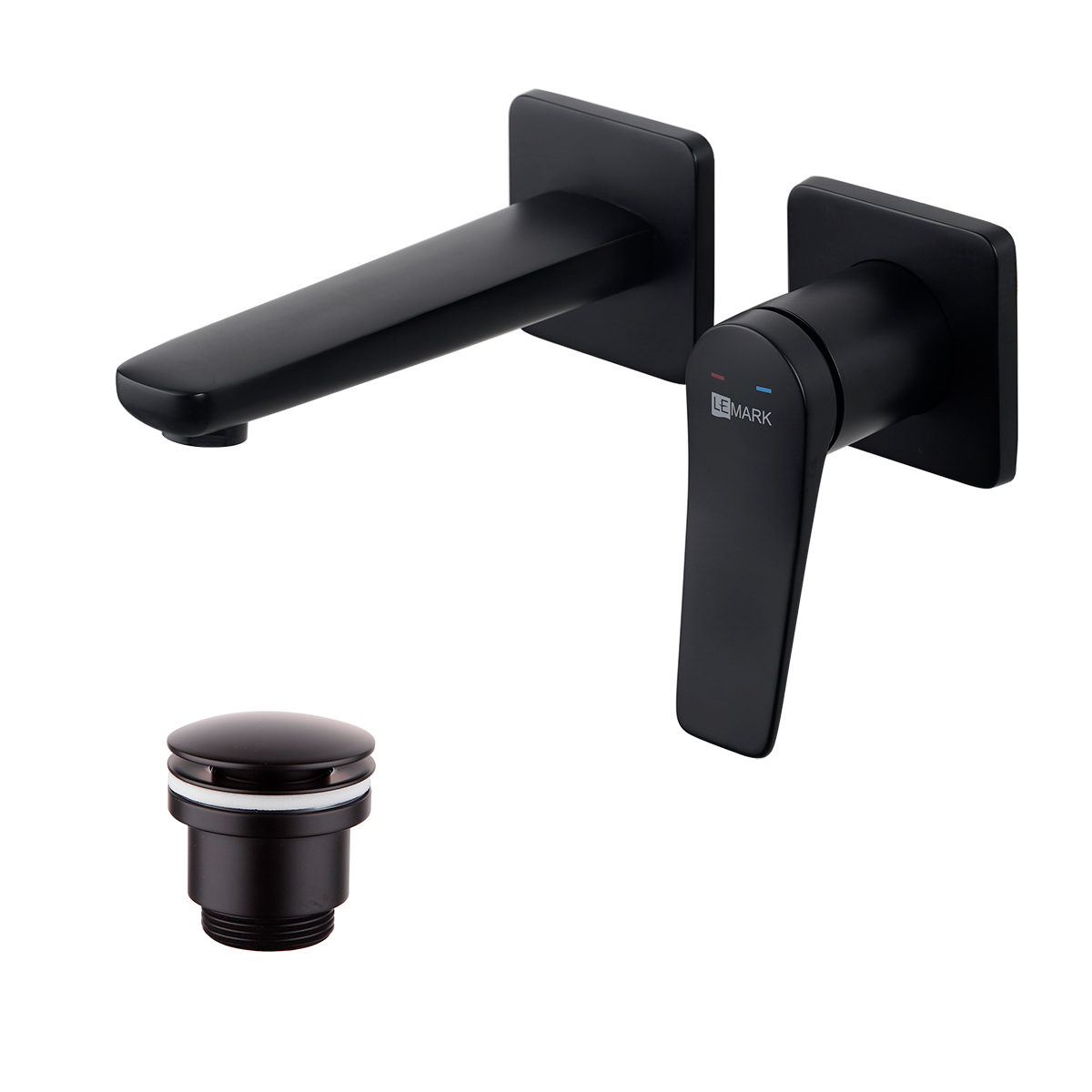 Bronx Смеситель для умывальника встраиваемый, черный, LM3736BL