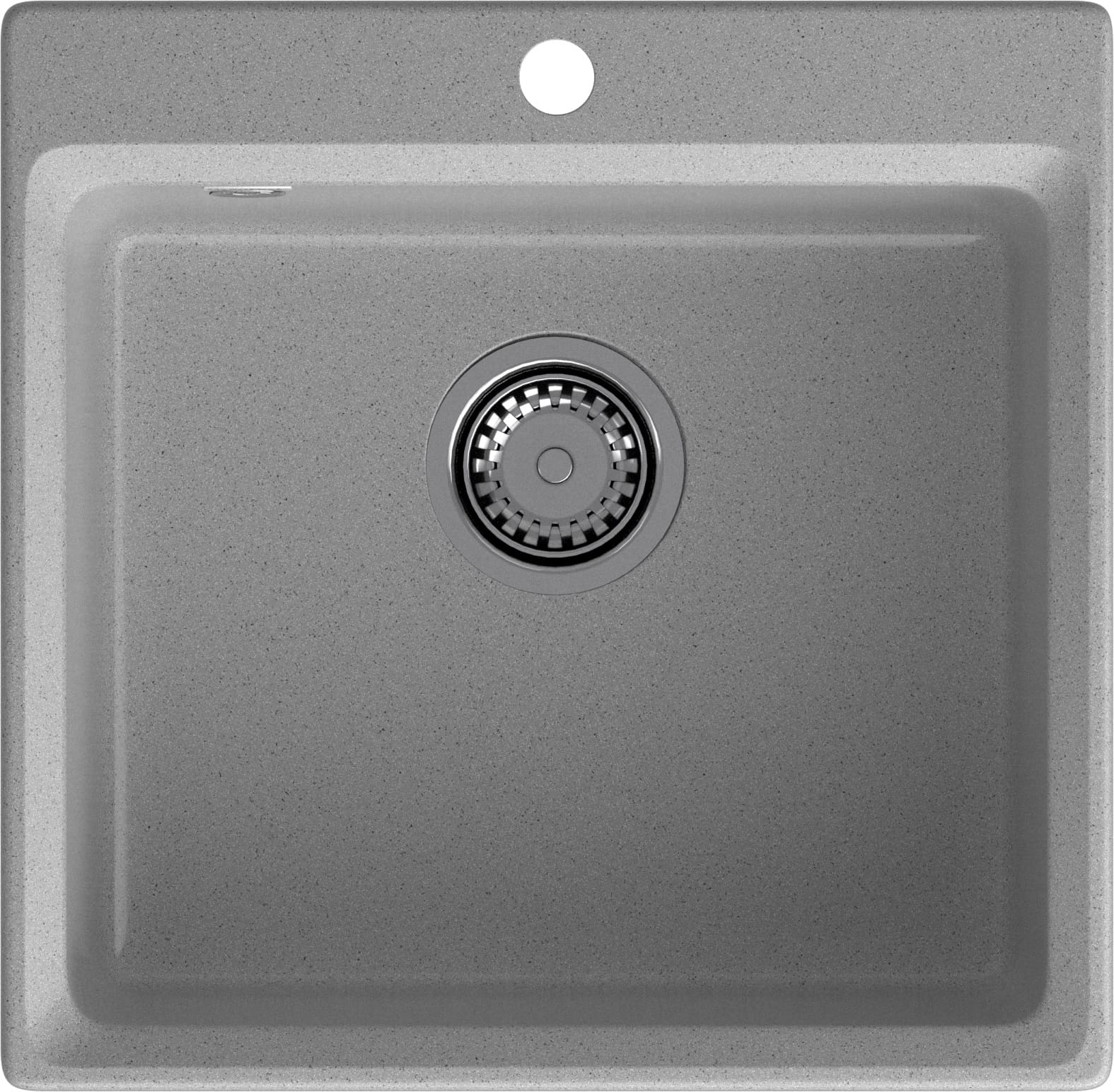 GRANFEST Мойка композит LEVEL, GF-LV-510, чаша 510*500, серый