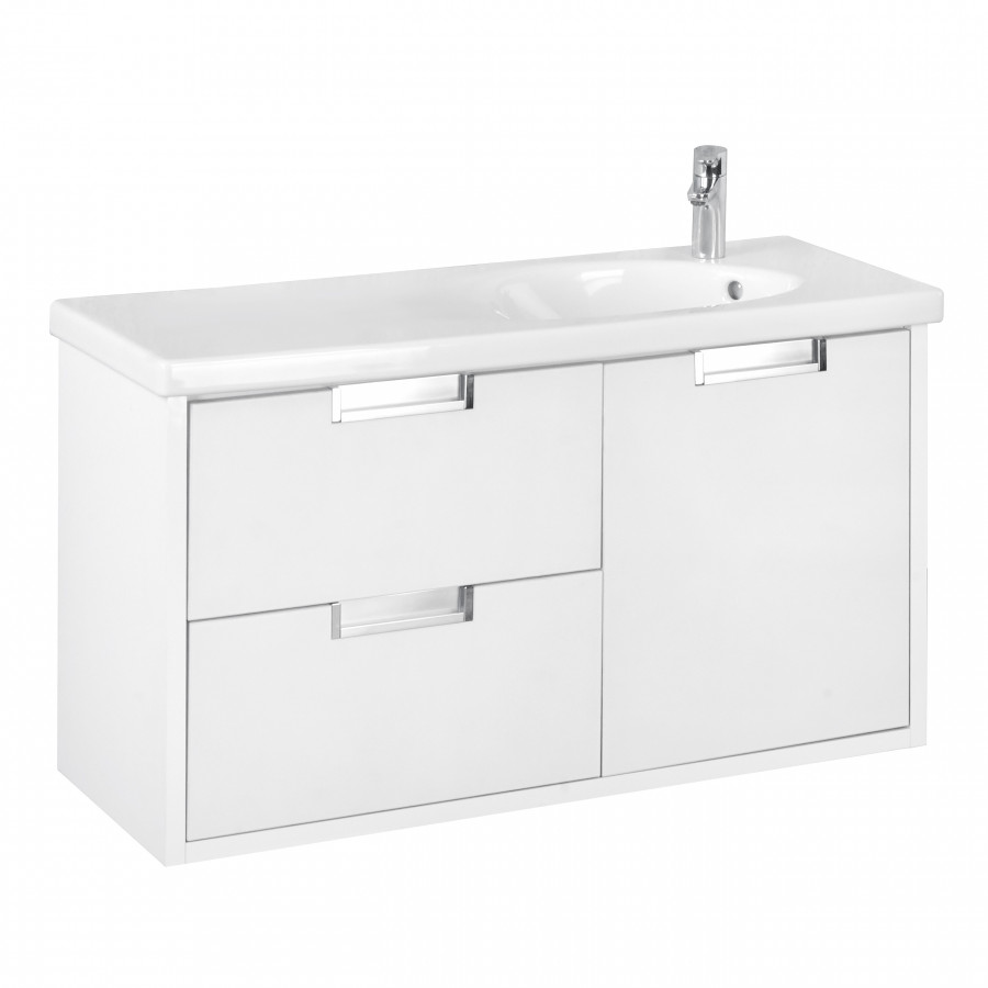 ETNA Тумба под раковину ETNA 100, белый глянец, ROCA