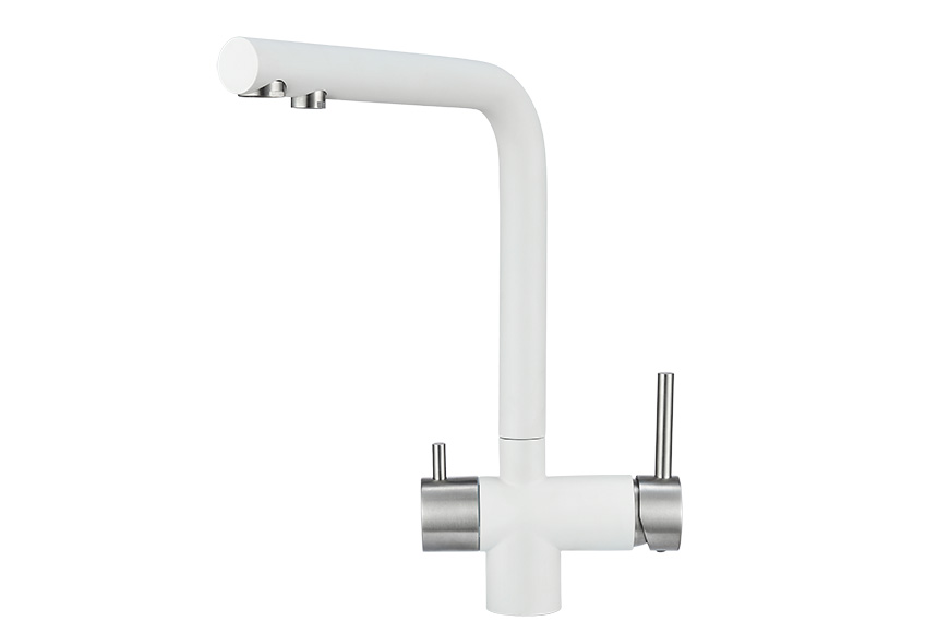 2305, АРКТИК Смеситель для кухни однорыч., с подкл. для питьевой водыбел., GRANULA