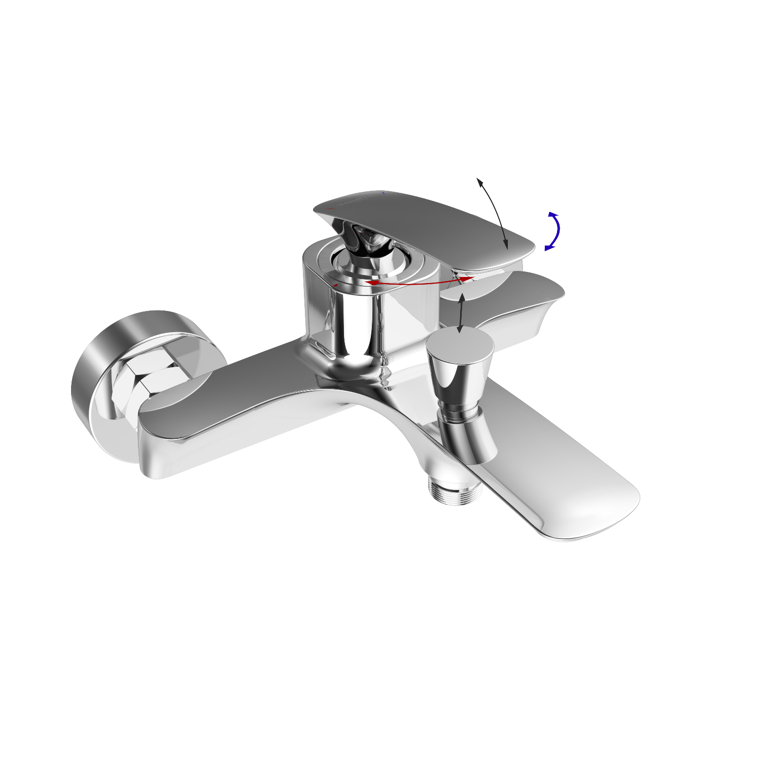 Смеситель для ванны TOKITO FUJI хром (TOK-FUJ-1014)