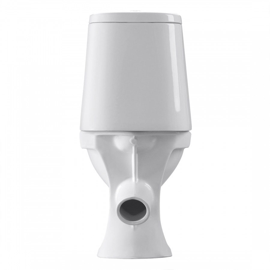 Унитаз-компакт "Прайм", косой выпуск, с 2-режимной кнопочной арматурой и сиденьем полипропилен. SANT