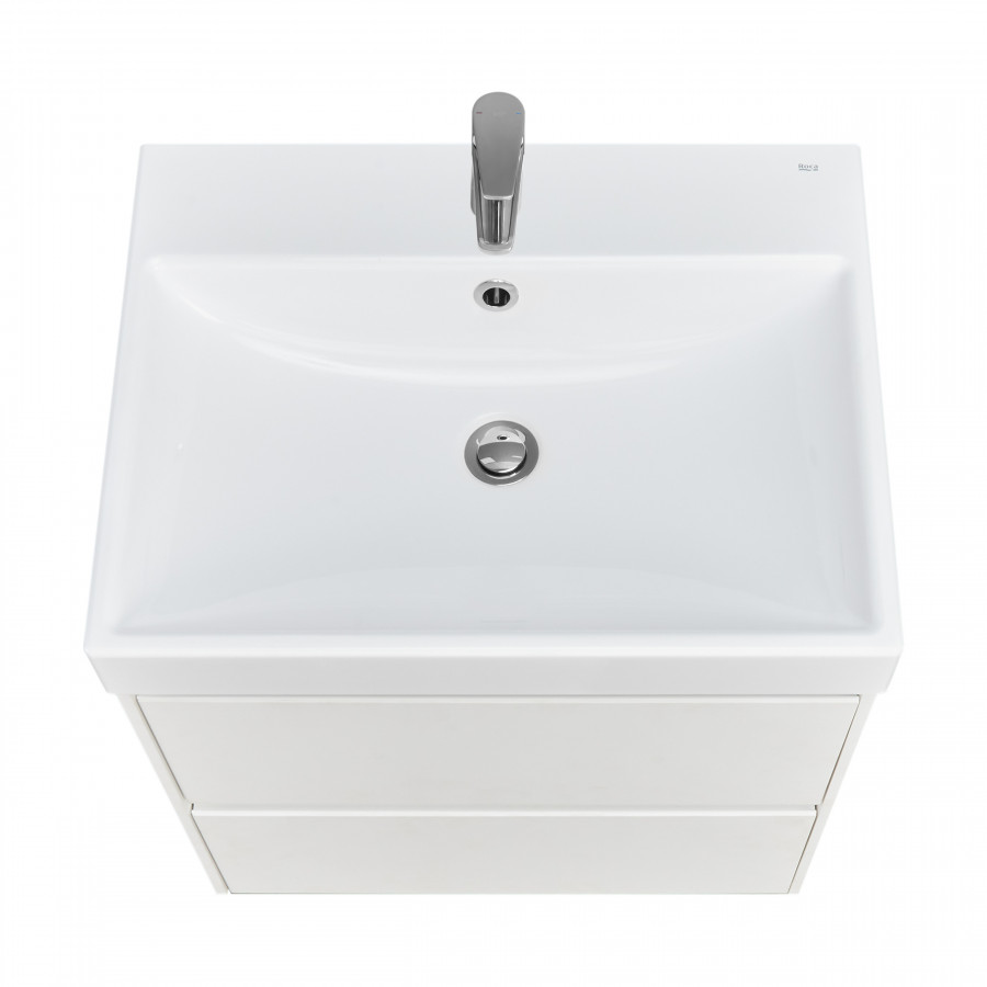 ONA Модуль для раковины 600 мм, 585x450x565 мм, с 2 ящиками, бел. матовый, ROCA