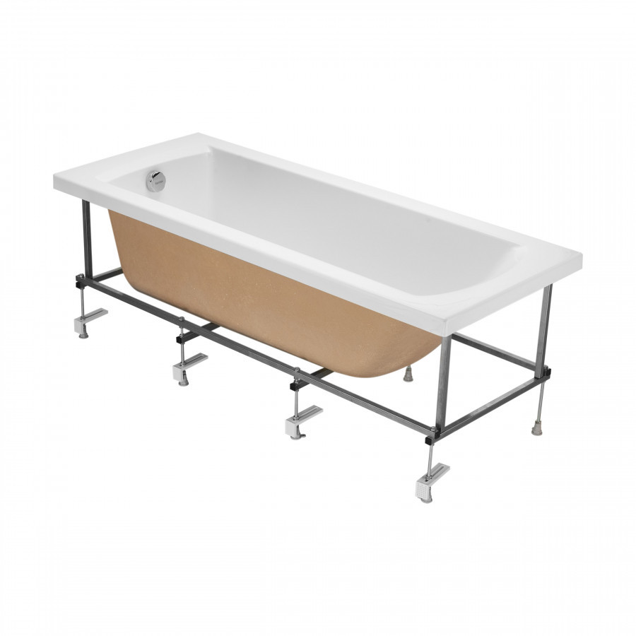 МОНАКО Ванна акриловая 160х70 см., без монтажного комплекта, САНТЕК