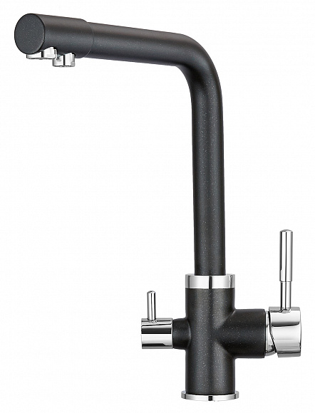 Комплект кухонный смеситель Granula 2015 Шварц + Фильтр Granula