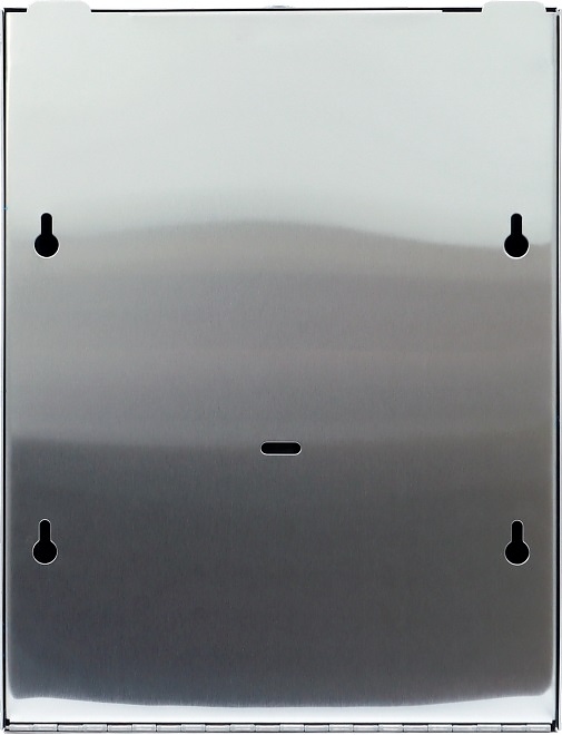 Диспенсер бумажных полотенец puff-5615, хром мат., антивандальный с ключом