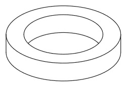 51557 Уплотнительное кольцо 120X69X15 для арматуры с клеевым слоем, OLI