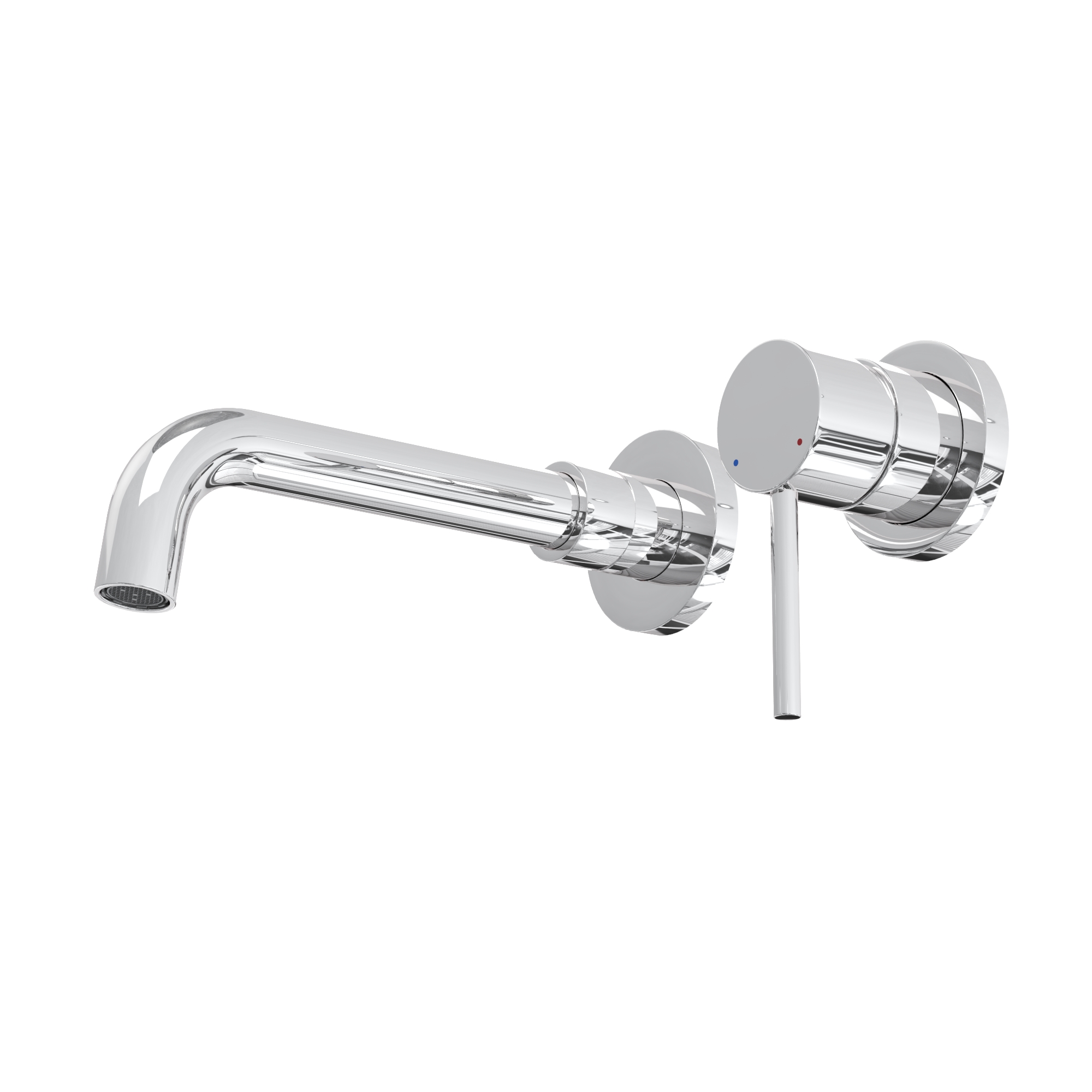 Смеситель для раковины VENTAS R скрытого монтажа, раздельный, хром глянцевый, BERGES
