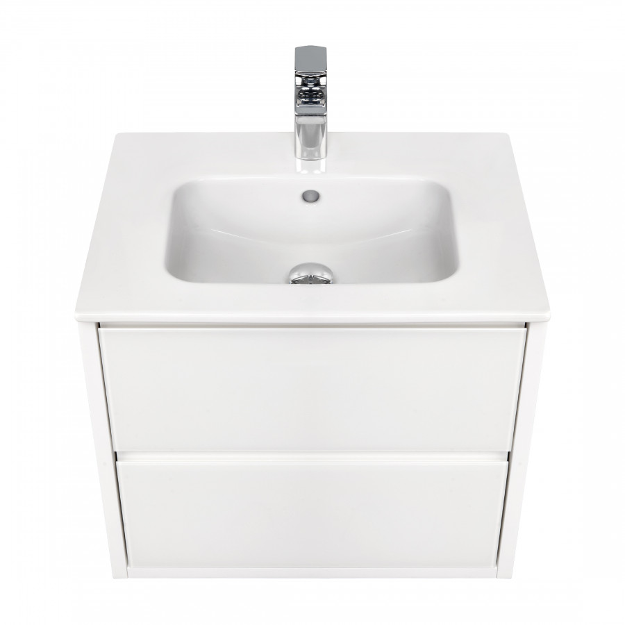 Тумба РИМИНИ 60 new, бел. гл. (под раковину VICTORIA-N 60,VICTORIA-N UNIK 60)