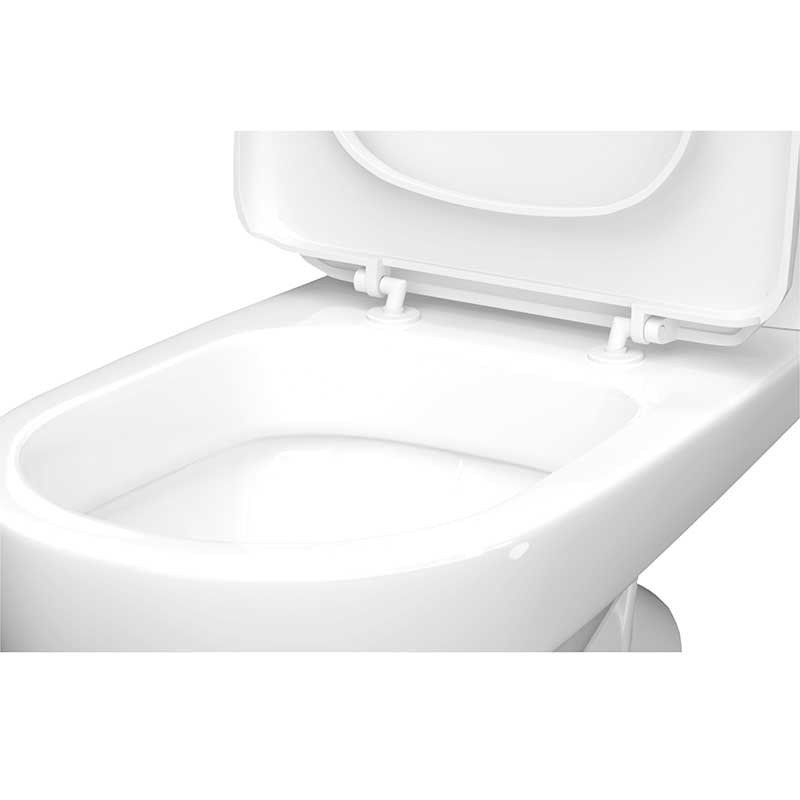 Унитаз-компакт КЕРАМИН ТОЛЕДО Slim МС двухрежимный, сиденье тонкое полипропилен CDB00029608 (4810531150886)