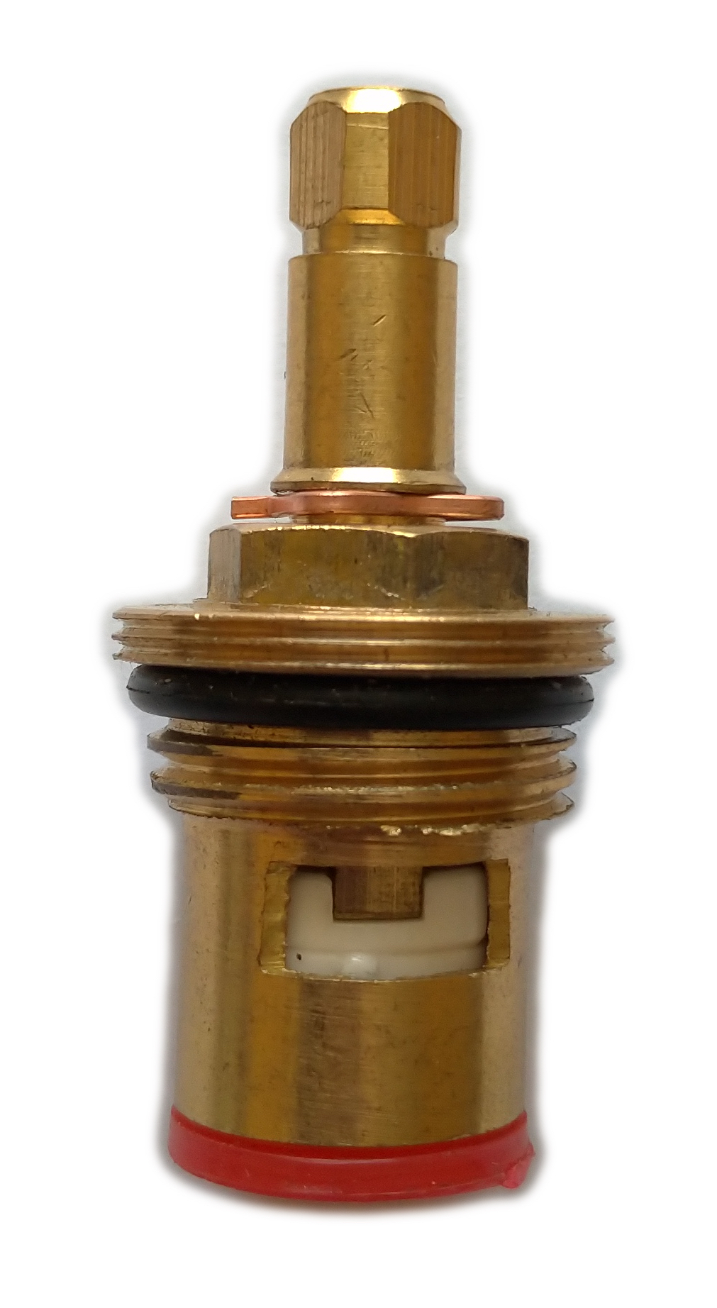 Кран-букса керамическая ПРОФСАН 1/2" квадрат 7х7 удлиненная PSM-1292-77