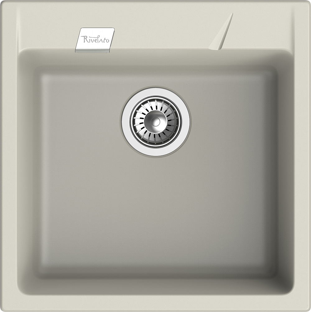 RIVELATO Мойка RAUM 50  1-чаша 500*510мм topazio арт.