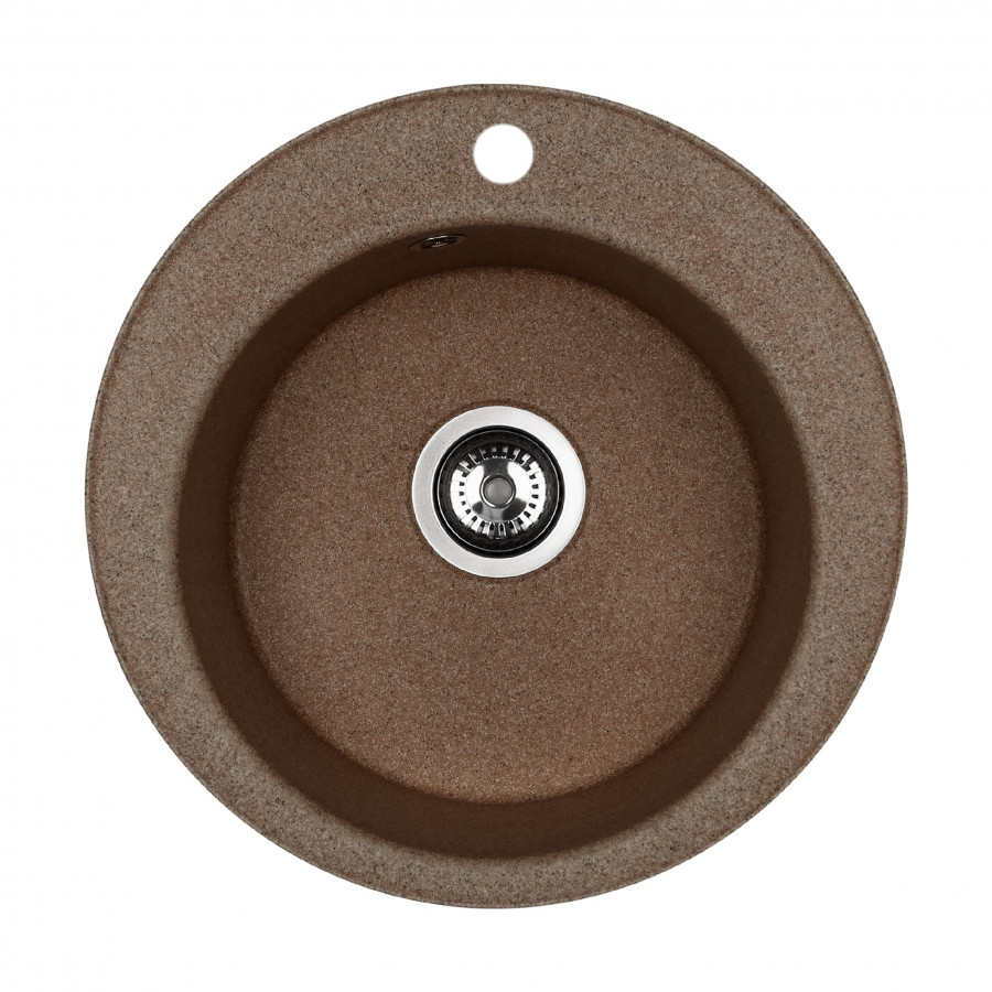 Мойка кухонная ШЕЛЛИ 50, круглая, терракотовый