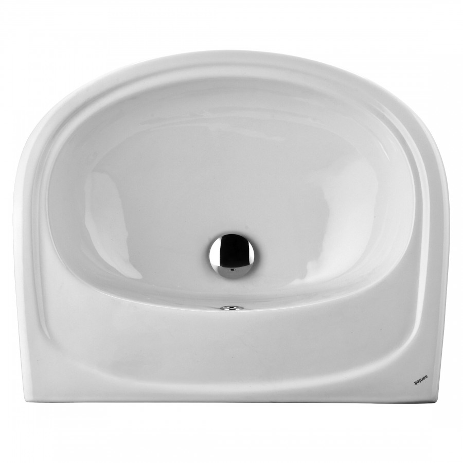 АНИМО Умывальник б/отв. 60 см., хр.кольцо, крепление, САНТЕК