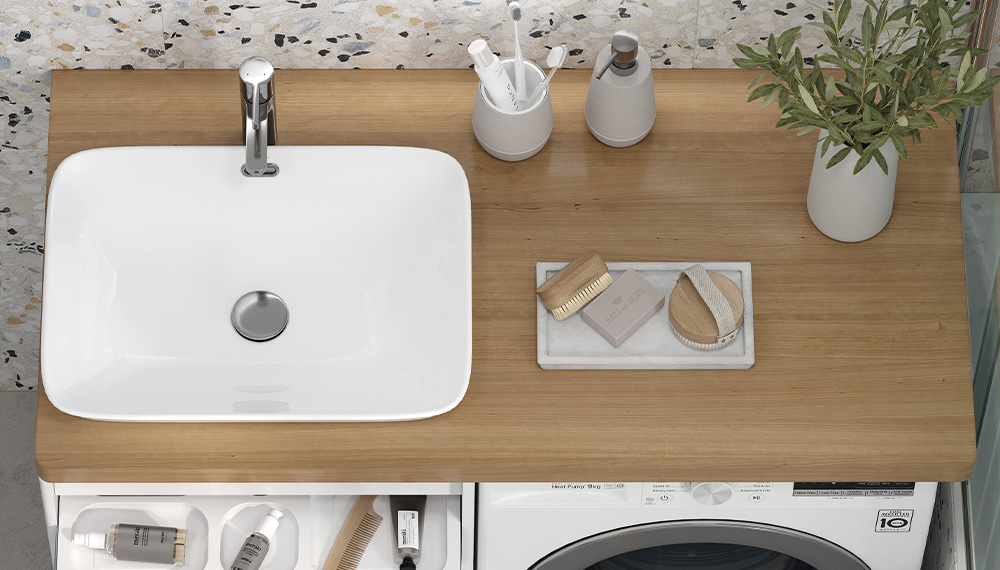 Столешница VELVEX Klaufs 1200 левая дуб французский