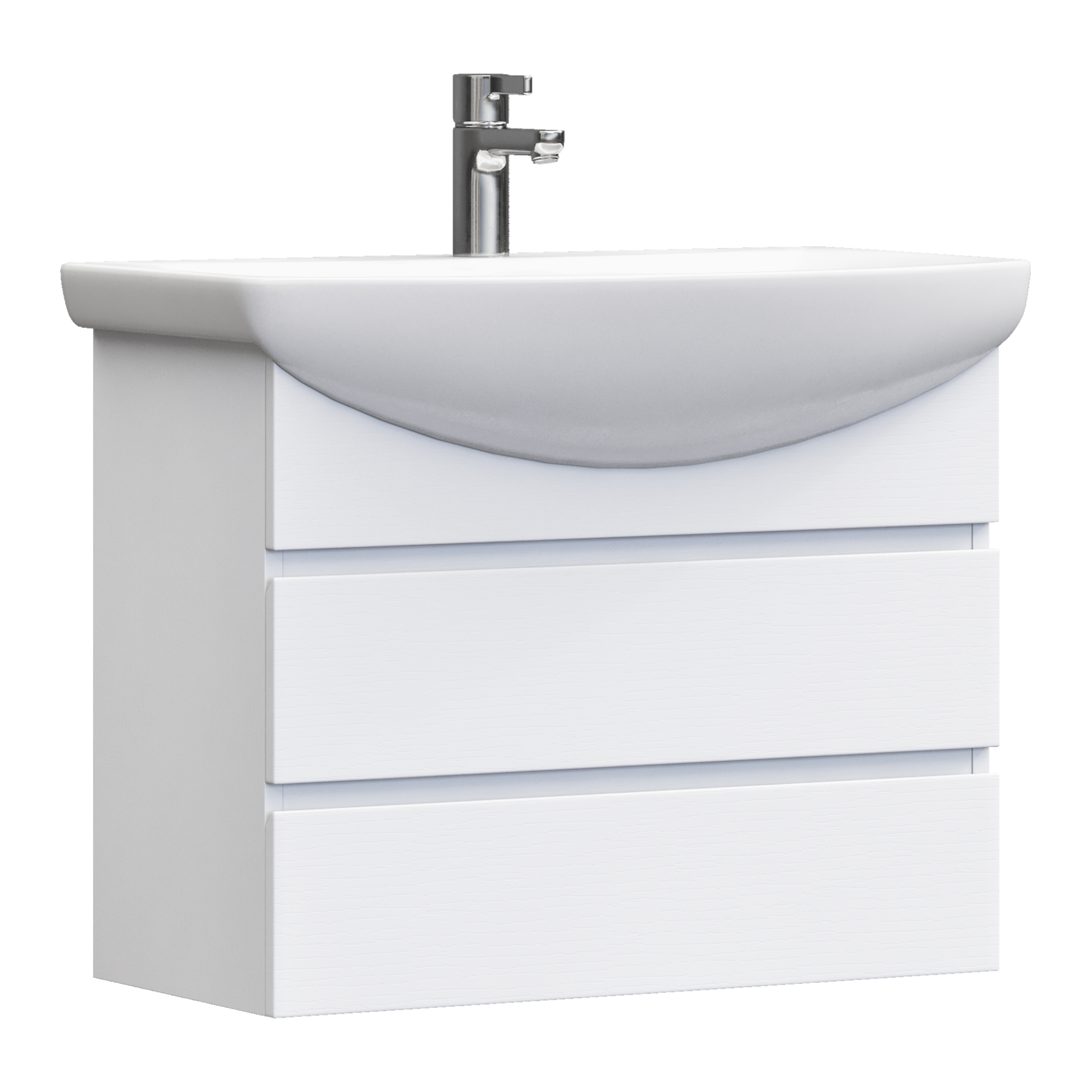 Тумба под раковину VIGO Wing 70 подвесная белый (tp.WIN.BAL.70.2Y белый)