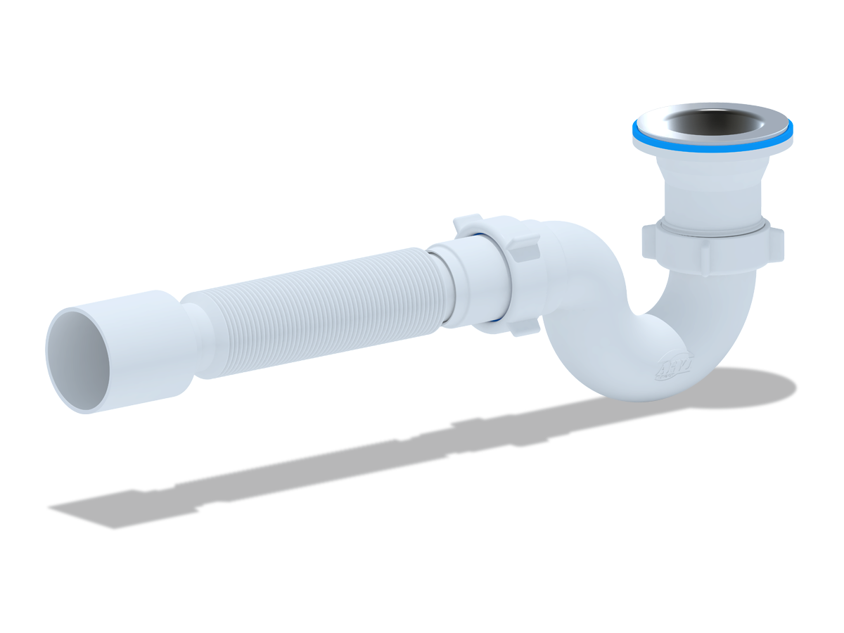 Сифон Ани для душевого поддона1 1/2"*40 с г/т 40х50,ANI PLAST	