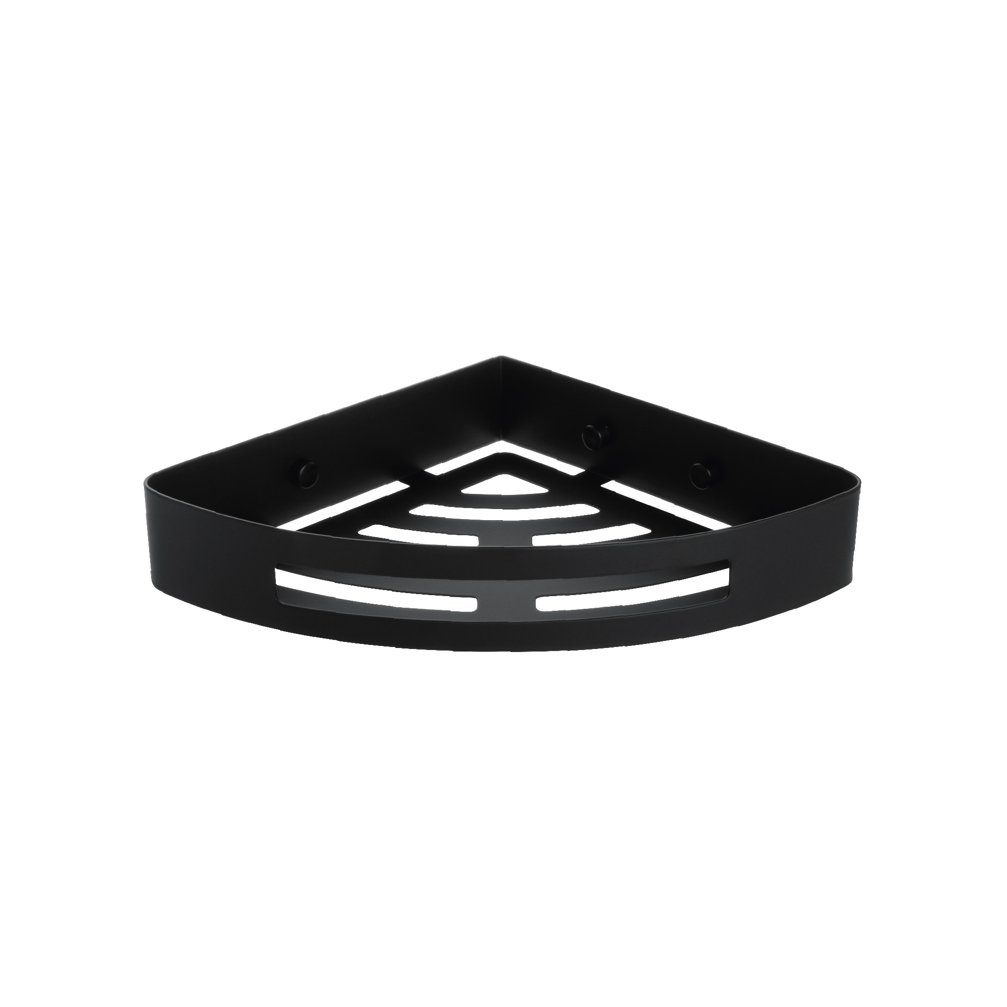 Полка угловая одноэтажная FIXSEN HOTEL черная (FX-31003K)