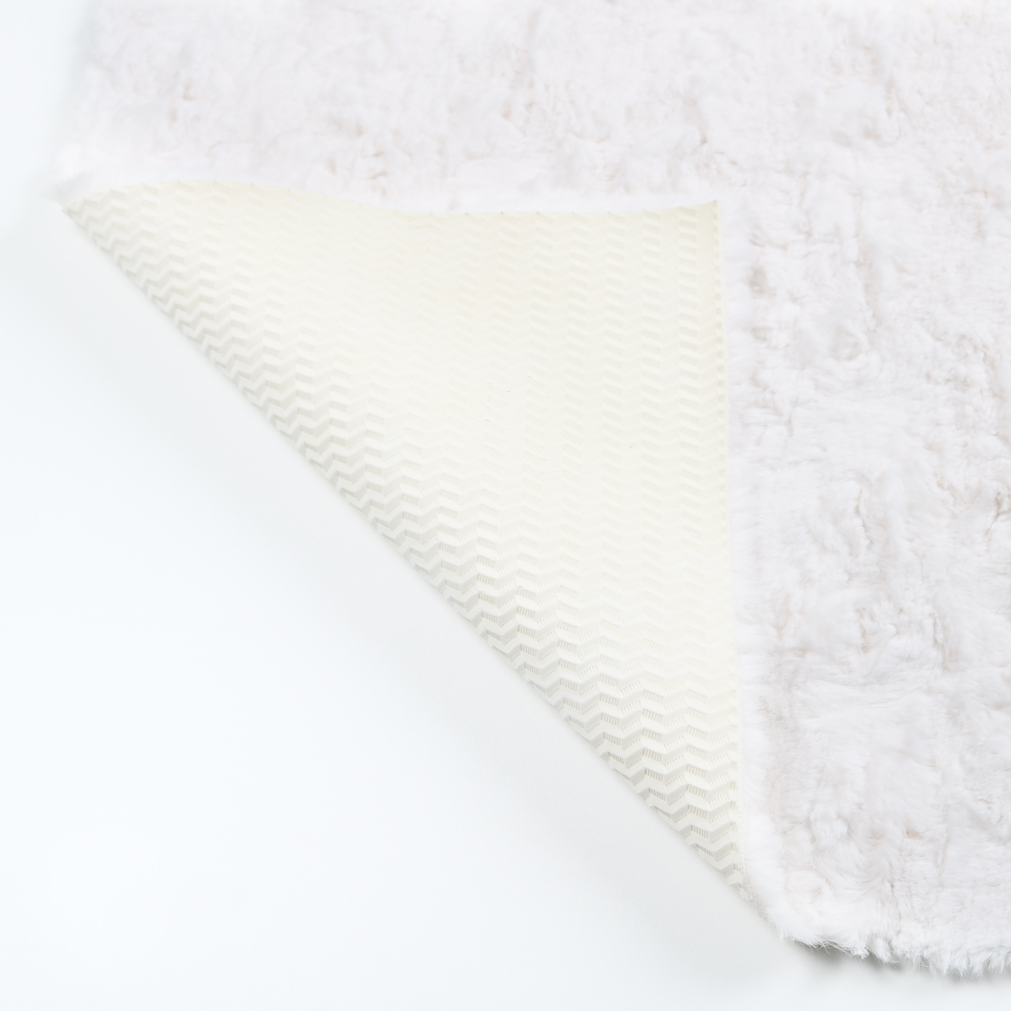 Коврик для ванной 1-ый Fixsen DELUX, FX-9040W белый, 70х120 см.