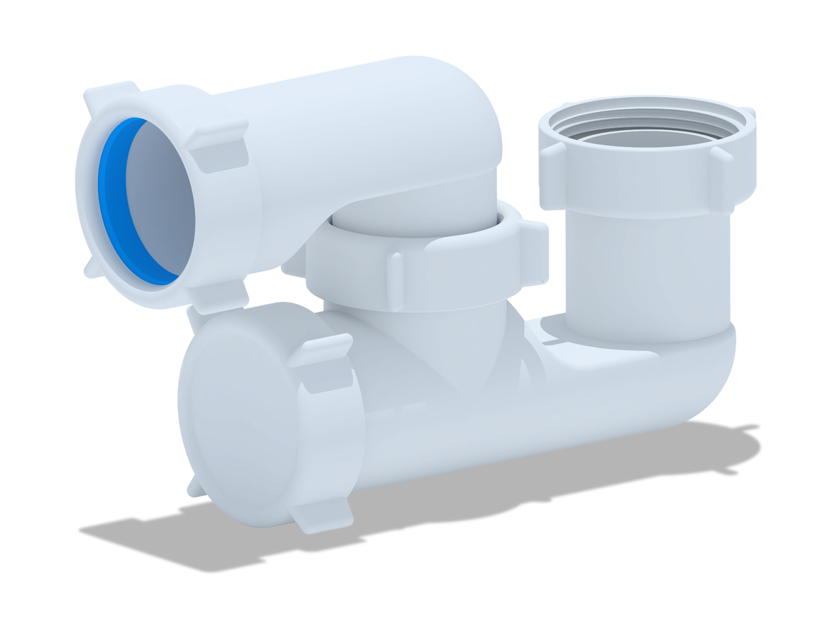 ANI Сифон для ванны 1 1/2"*40, регулируемый, ANI PLAST