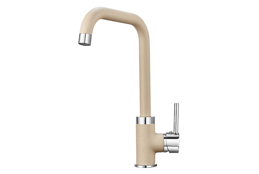 0041, ПЕСОК Смеситель для кухни однорыч., GRANULA