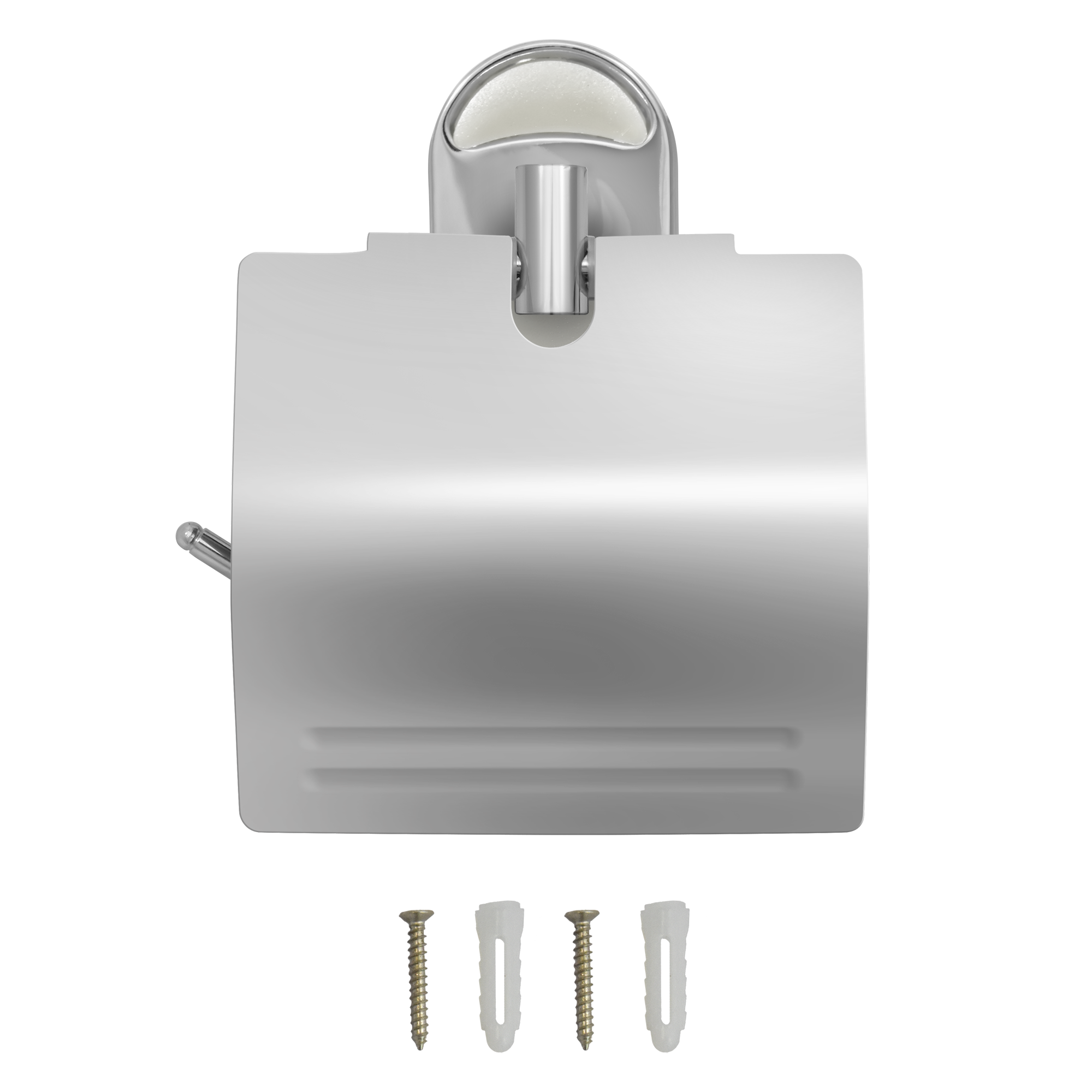 Держатель для туалетной бумаги с крышкой "Solinne", Коллекция Element