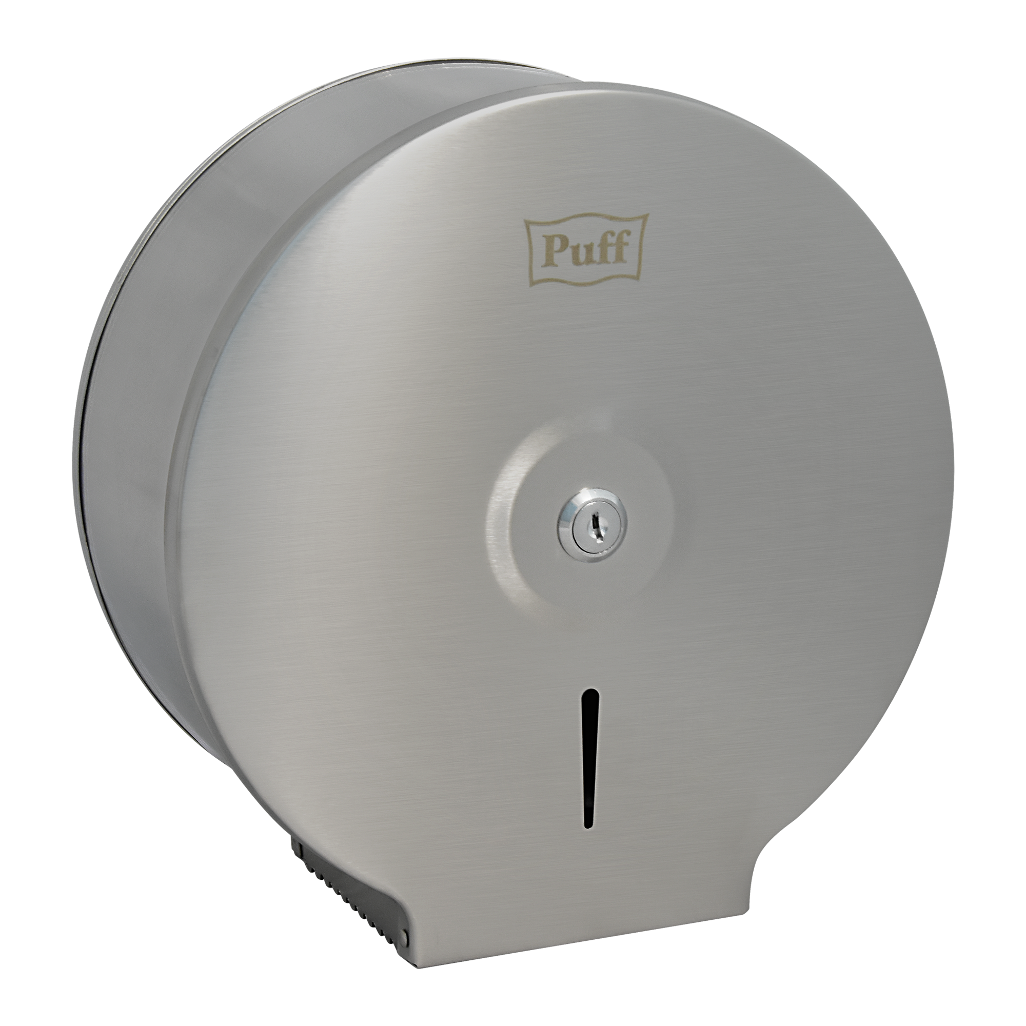 Диспенсер для туалетной бумаги Puff-7615, антивандальный, с ключом, 26х12х27 см