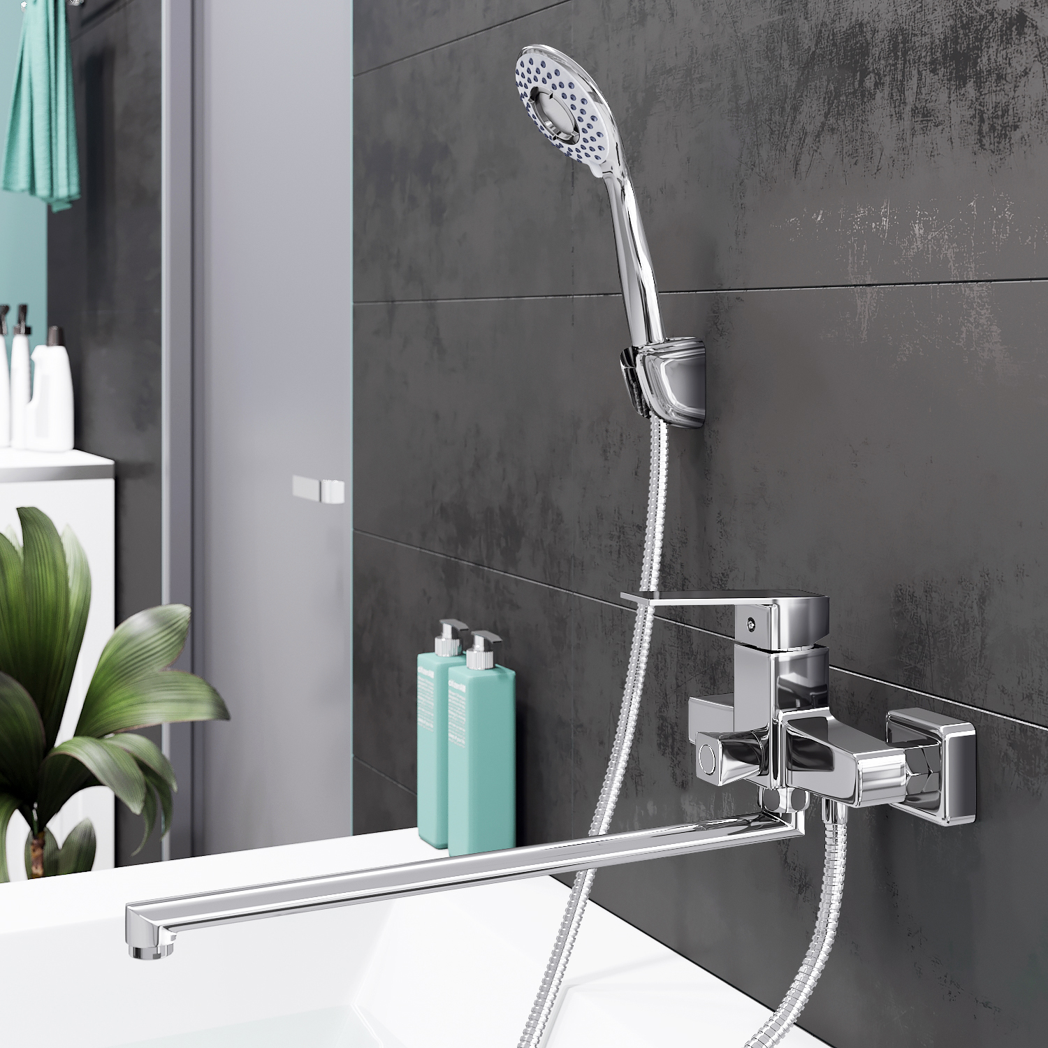 Смеситель для ванны TOKITO AKARI хром (TOK-AKA-1015)