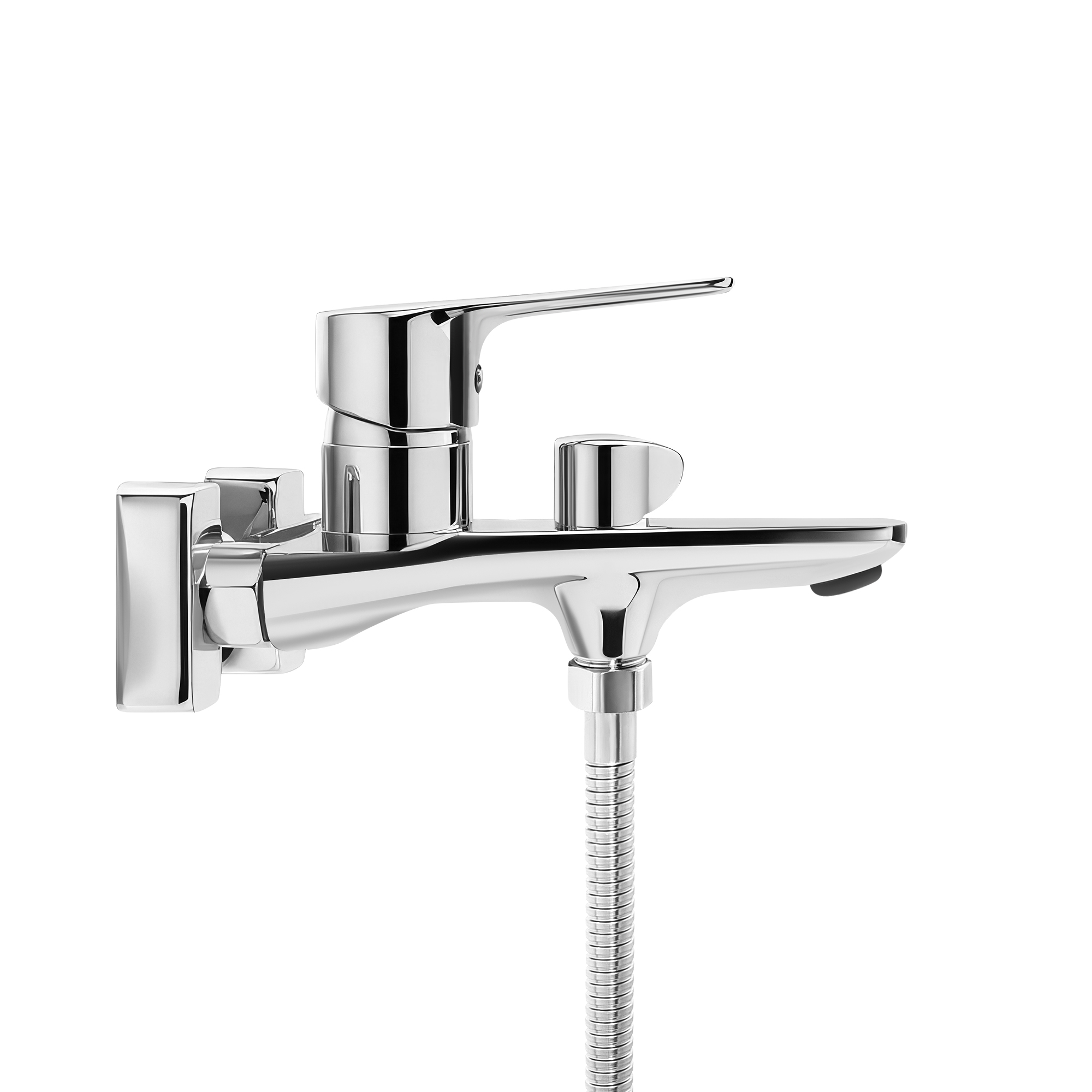 Смеситель для ванны СЛАВЕН Коттедж СЛ-ОД-Н33 с коротким литым изливом, хром