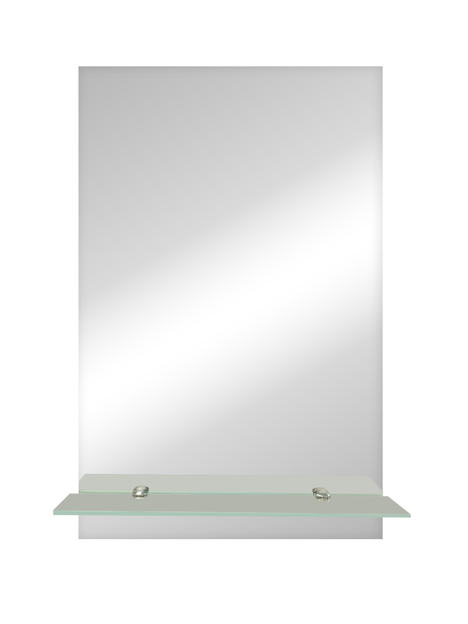 Зеркало Прямоугольник 390х590 с полкой