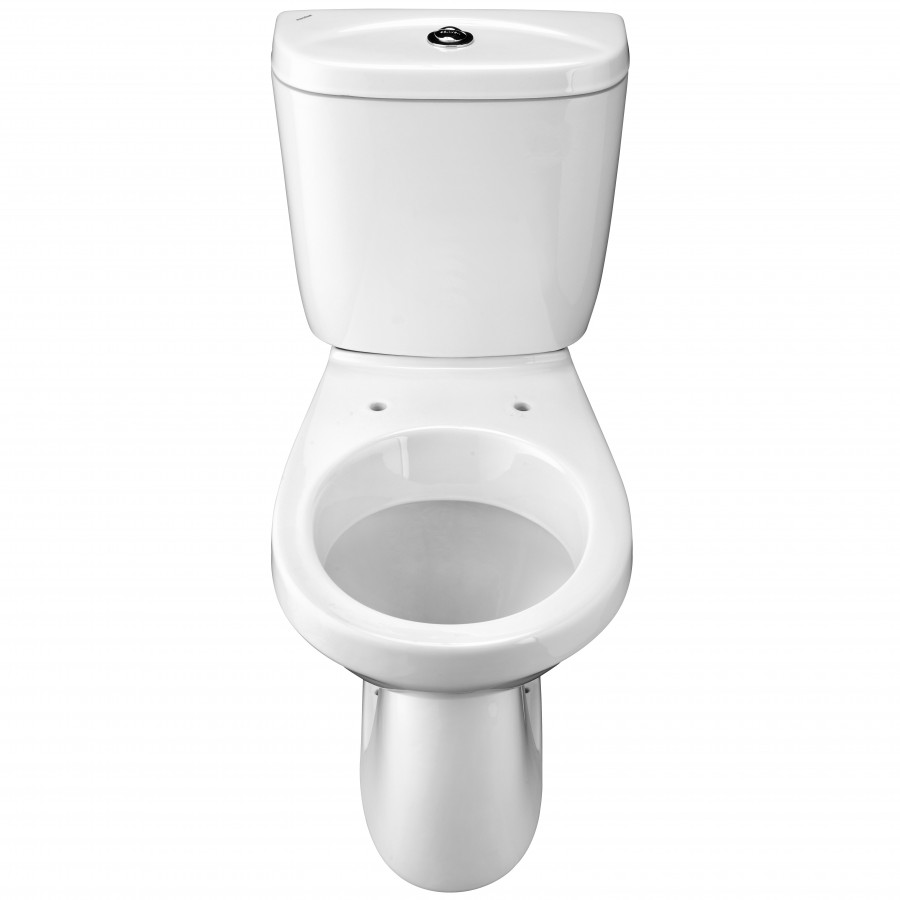 АНИМО Унитаз-компакт, верт. выпуск/в пол, 2-х реж. арматура, сиденье дюропласт, метал крепеж. САНТЕК