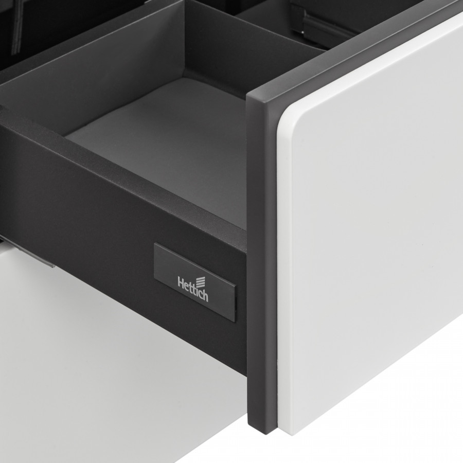 RONDA Тумба под раковину GAP 70, белый глянец/серый матовый, ROCA