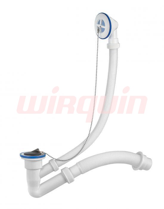 Сифон "Элит" для ванн 1½ х 50/40 мм с пластиковыми чашками Ø63 мм