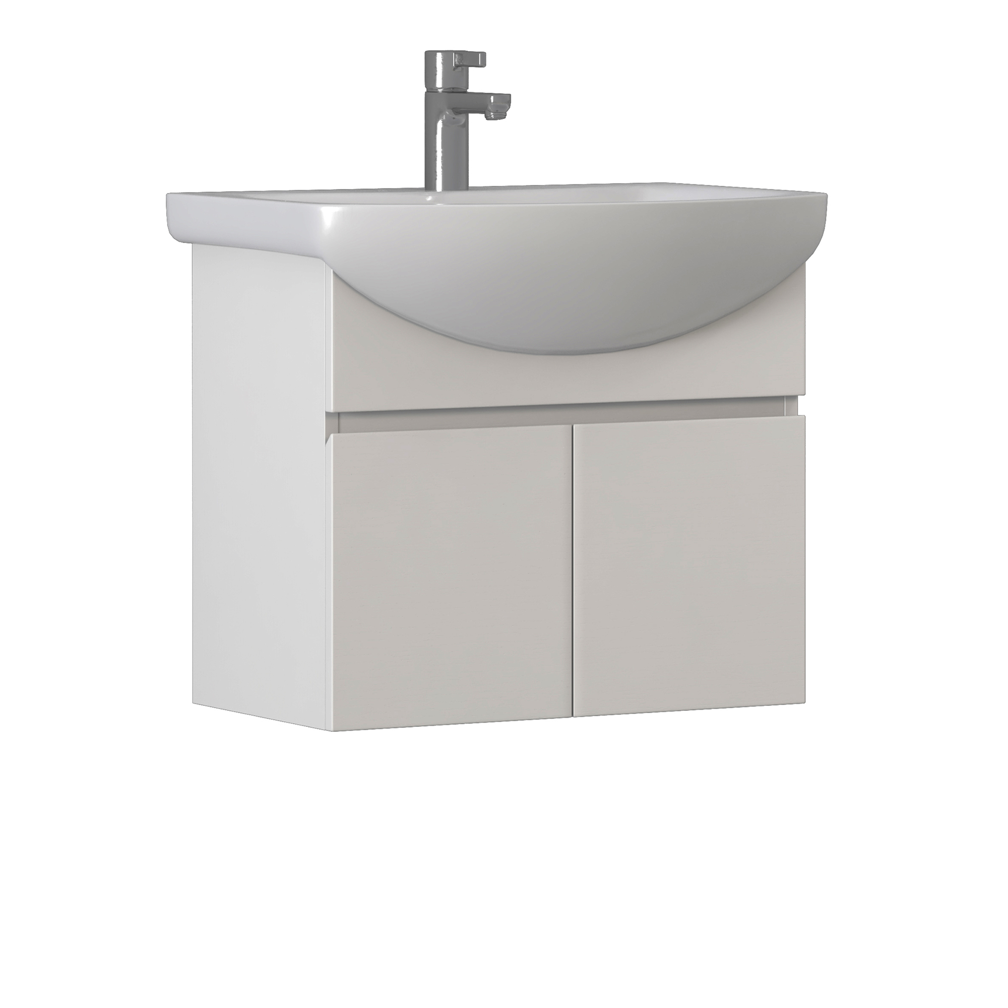 Тумба под раковину VIGO Wing 60 подвесная белый (tp.WIN.BAL.60.2D белый)