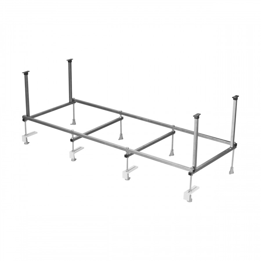 Монтажный комплект для ванны МОНАКО XL 160х75 см. (рама, слив-перелив с сифоном, крепеж к стене, кре