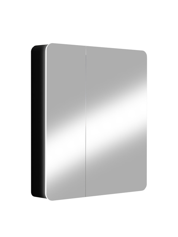 Зеркало-шкаф Eltoro black LED 760х850