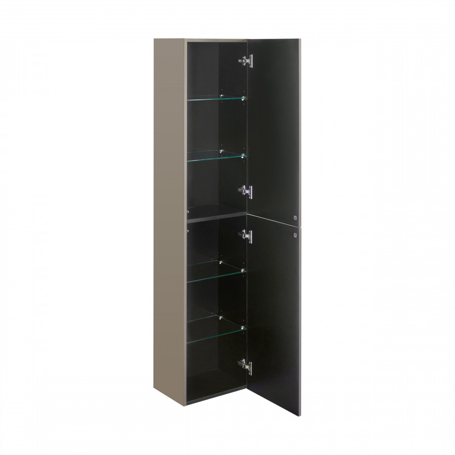 ONA Шкаф-колонна реверсивная 1750 мм, 400x300x1750 мм, бежево-серый матовый, ROCA